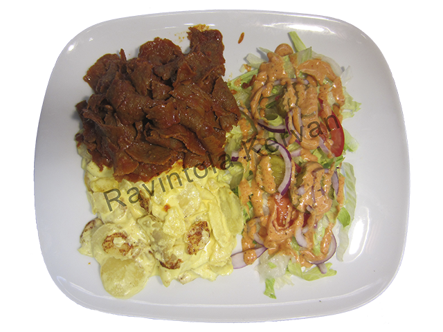  11. Kebab Kermaperunoilla